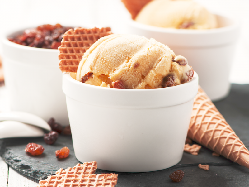 食譜-蘭姆葡萄冰淇淋