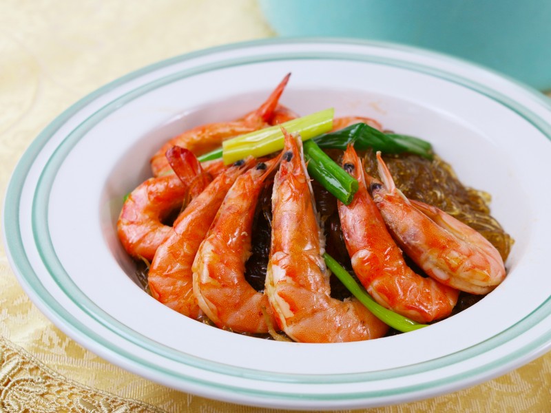 食譜-鮮蝦冬粉煲