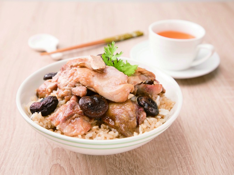 食譜-香菇滑雞煲仔飯
