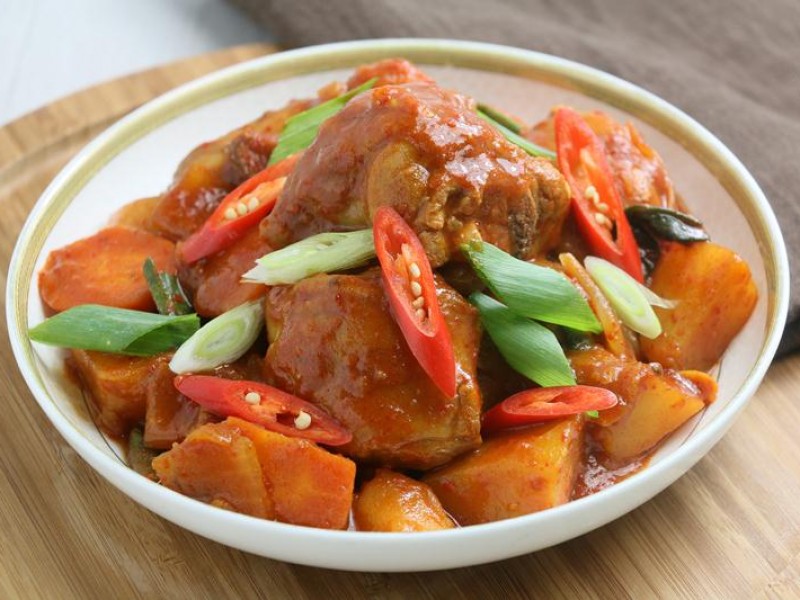 韓式辣燉雞 鍋寶好食光 健康食譜
