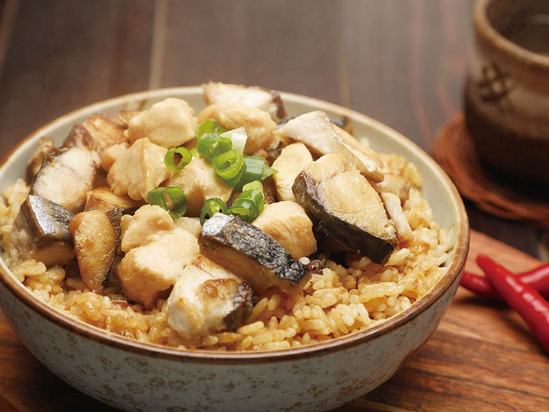 食譜-鹹魚雞粒煲仔飯