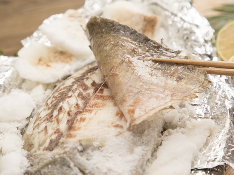 食譜-鹽烤鱸魚
