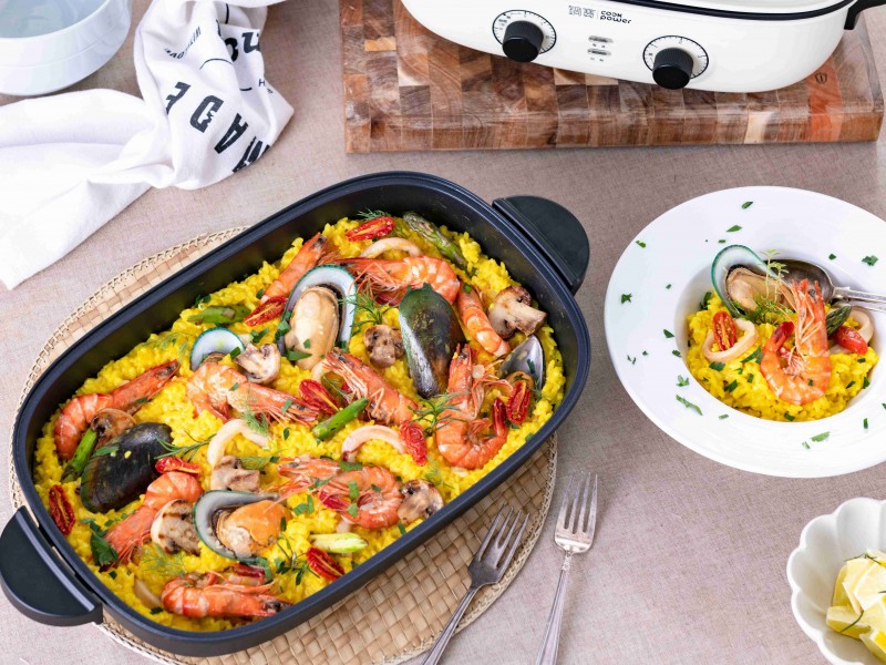 食譜-西班牙海鮮燉飯 