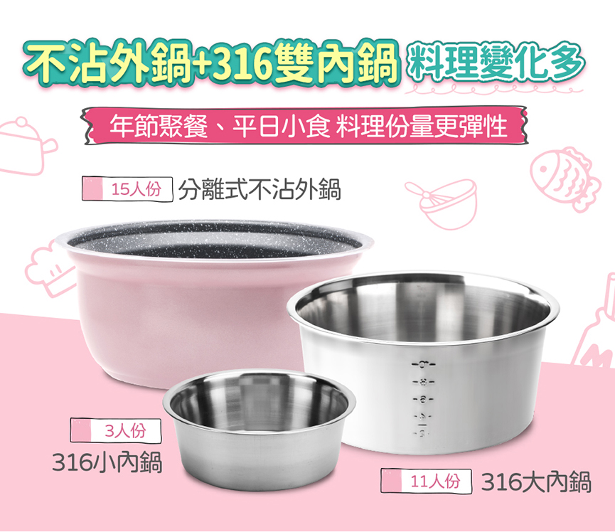 1675062494629605.jpg 鍋寶Kitty聯名限定款不沾電鍋,年節聚餐,平日小食,料理份量更彈性