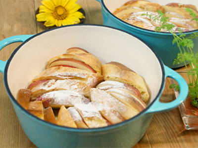 食譜-烤蘋果佐法國吐司