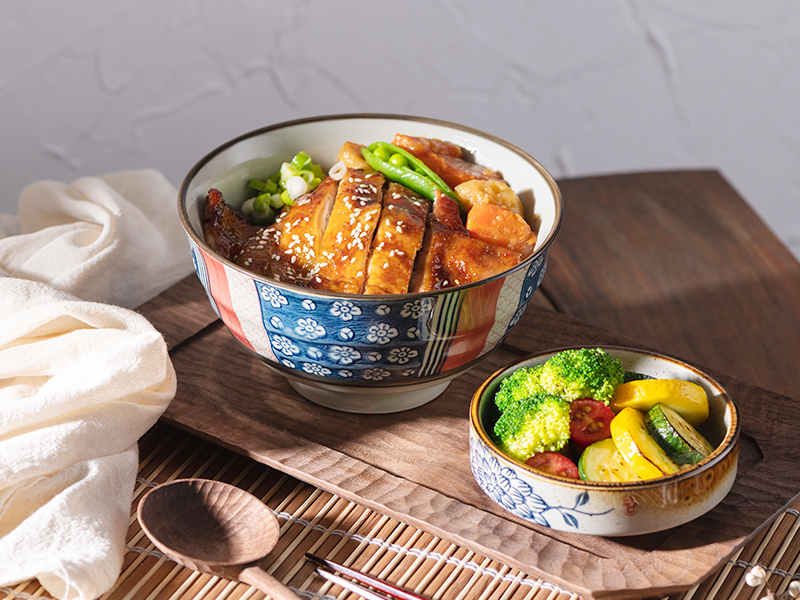 食譜-日式照燒雞腿飯+時蔬